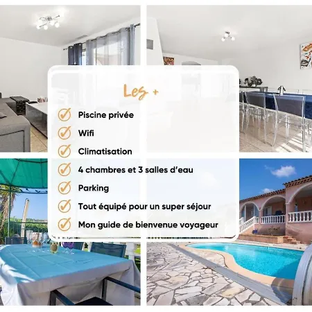 150m2, Piscine, Parking, Wifi, Clim Willa